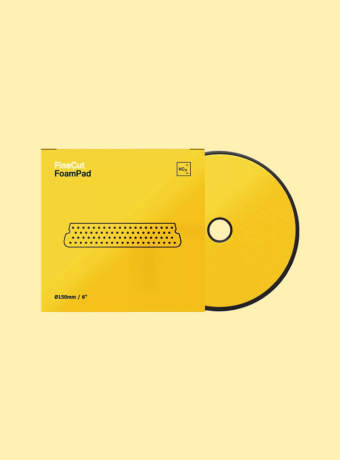Koch Chemie Fine Cut Foam Pad Polierschwamm Gelb